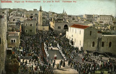 Weihnachtstag in Bethlehem von Unbekannter Künstler