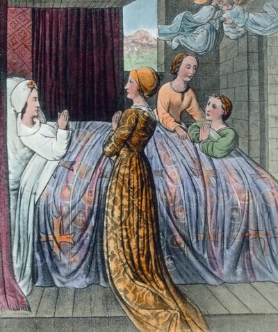 Tod der heiligen Elisabeth von Unbekannter Künstler