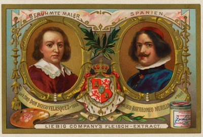 Don Diego Velasquez und Bartolmeo Murillo von Leopold Blonder