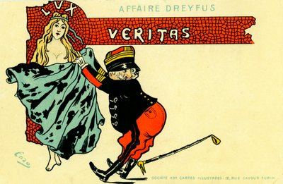 Dreyfus-Affäre - Karikatur von Unbekannter Künstler