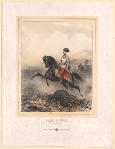 Kaiser von Österreich Franz Joseph I. von Unbekannter Künstler