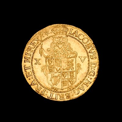Englische gehämmerte Goldmünze Spur Ryal von Unbekannter Künstler