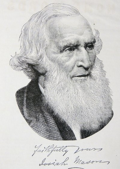 Kupferstich von Josiah Mason von Unbekannter Künstler