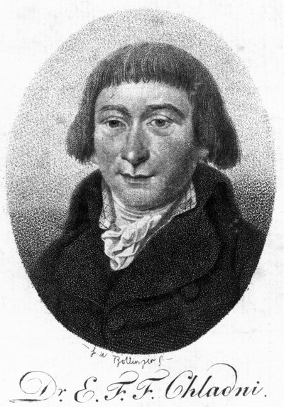 Ernst Florens Friedrich Chladni, deutscher Physiker von Unbekannt