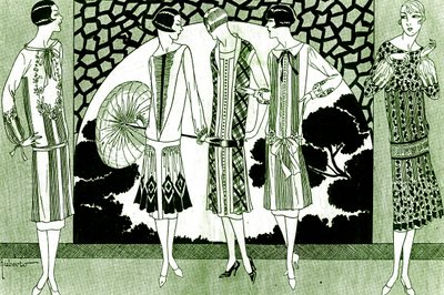 Mode: Kleider im Mai 1925 von Unbekannter Künstler
