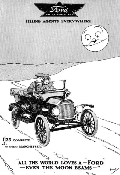 Ford-Werbung von Unbekannter Künstler