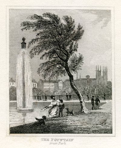 Brunnen, Green Park von Unbekannt