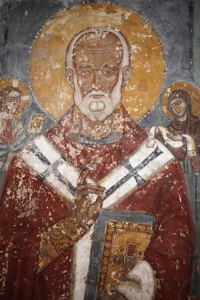 Fresko in der Kathedrale von Nardò, Apulien, Nardò, Italien von Unbekannt