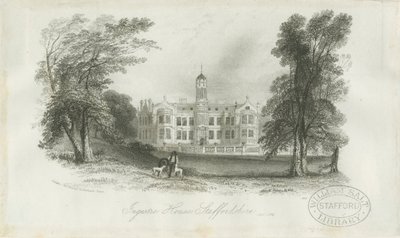 Ingestre Hall von Unbekannt