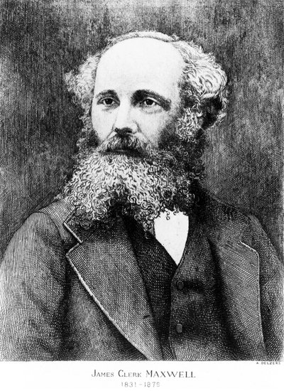 James Clerk Maxwell, schottischer Physiker, ca. 1870er von Unbekannt