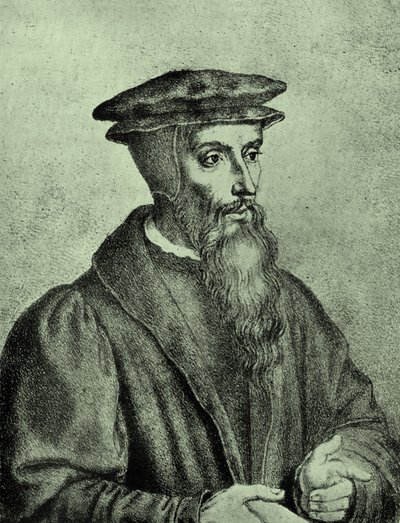 Johannes Calvin von Unbekannter Künstler