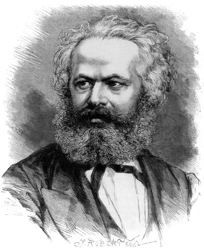 Karl Marx (Stich) von Unknown