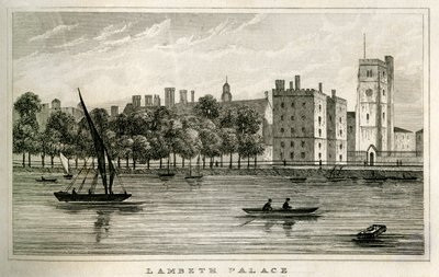 Lambeth Palace, London von Unbekannt