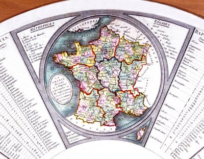 Karte von Frankreich von Unbekannter Künstler