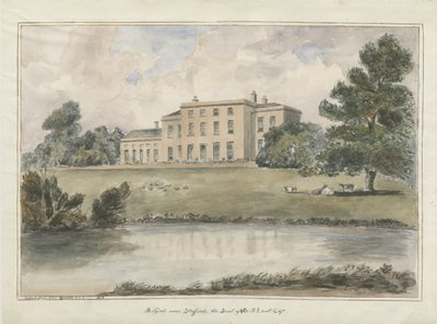 Milford House: Aquarell, 1848 von Unbekannt