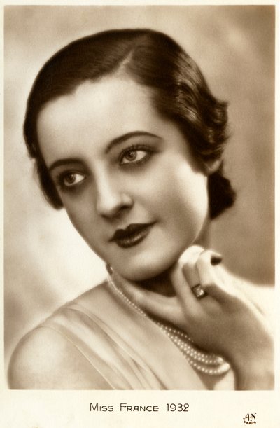 Miss Frankreich 1932 (Postkarte) von Unbekannt