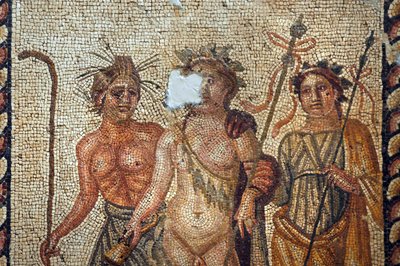 Mosaik von Dionysos aus Antakya, Türkei von Unbekannt