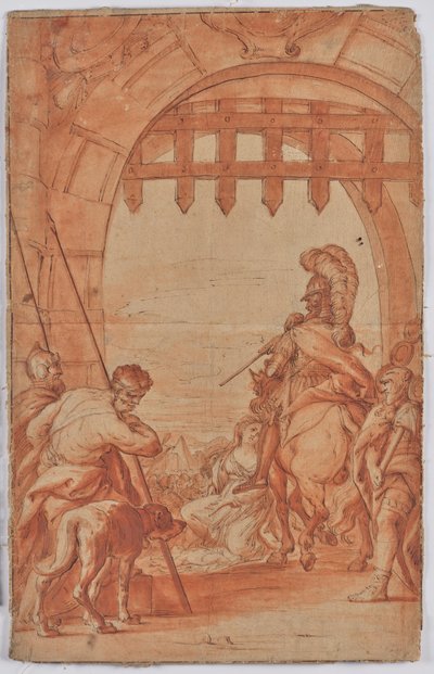 Mythologische Szene (?) von Unbekannter Künstler