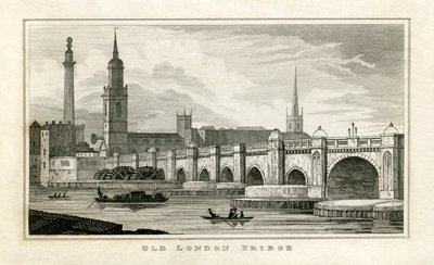 Alte London Bridge von Unbekannt