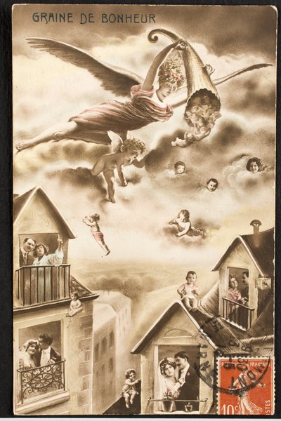 Alte Postkarte/Samen des Glücks von William M. Timlin