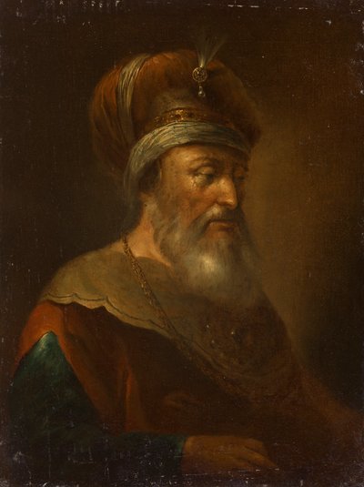 Orientale mit Turban von Unbekannter Künstler