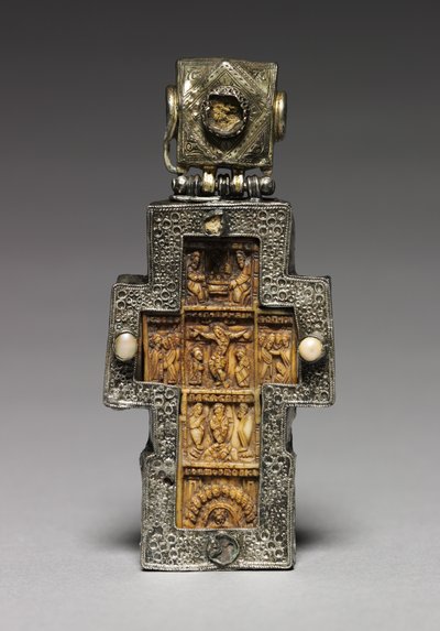 Pektoralkreuz, Russland, 1600er Jahre von Unbekannt