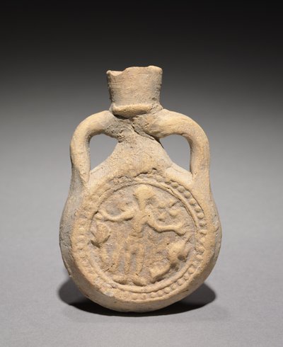 Pilgerflasche mit Sankt Menas, 500-700 von Unbekannt