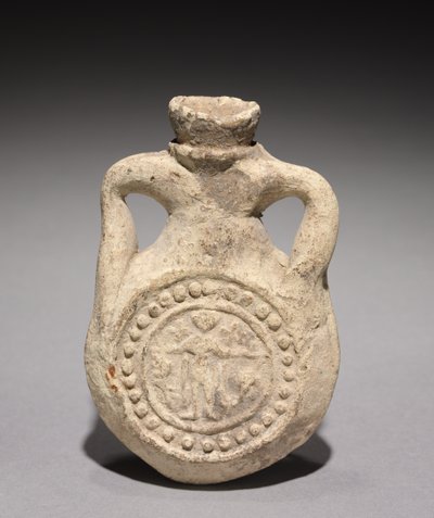 Pilgerflasche mit Sankt Menas, 500-700 von Unbekannt
