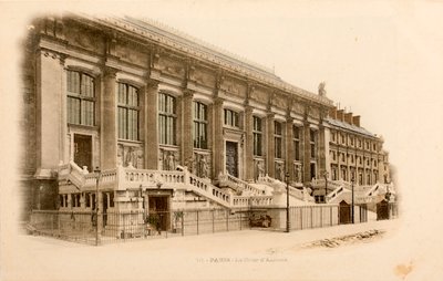 Postkarte Assize Court Paris Seine Ile de France Frankreich von William M. Timlin