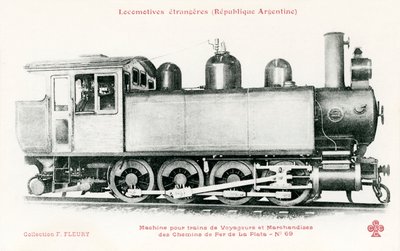 Eisenbahnwagen von Argentinien von Unbekannter Künstler