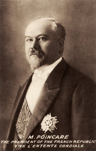 Raymond Poincaré - Porträt von Unbekannter Künstler