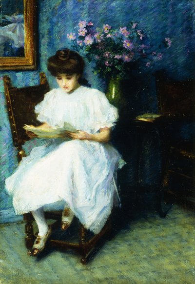 Lesen im Salon von Unbekannt