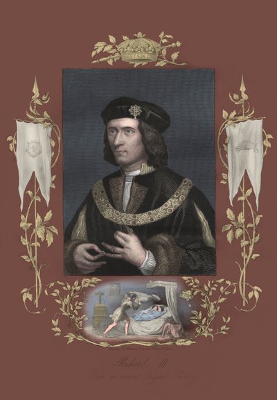 Richard III. König von England (Druck) von Unbekannter Künstler