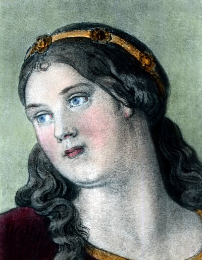 Heilige Elisabeth als Teenager von Unbekannter Künstler