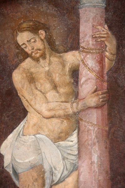 San Jeronimo Kirche. Gefesselter Christus Madrid Spanien von Unbekannt