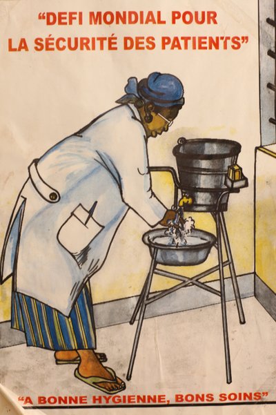 Sanitärplakat, Bamako, Mali von Unbekannt