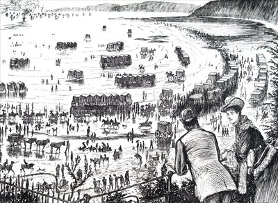 Strand von Scarborough von Unbekannter Künstler