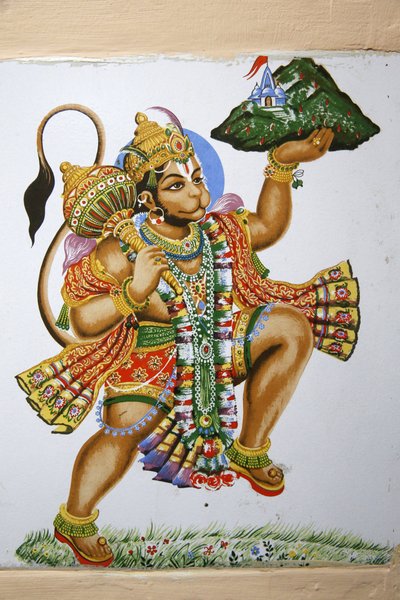 Shree Hindu Tempel, Leicester. Hanuman. Vereinigtes Königreich von Unbekannt