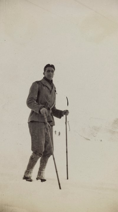 Skifahrer in Abetone von Unbekannter Künstler