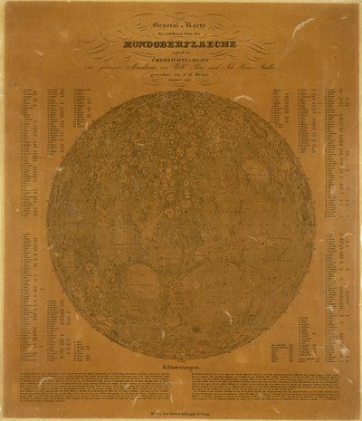 Kleine Mondkarte, Berlin, Deutschland von Unbekannt