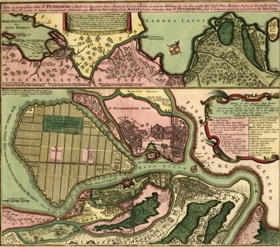 St. Petersburg, Russland von Unbekannter Künstler