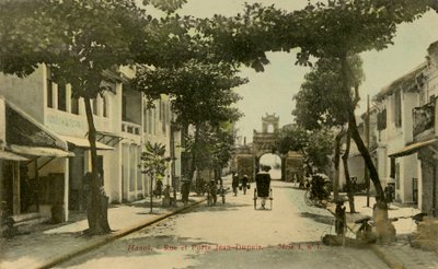 Straßenansicht von Hanoi, Vietnam von Unbekannter Künstler