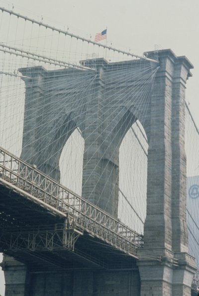 Die Brooklyn Bridge von Unbekannt