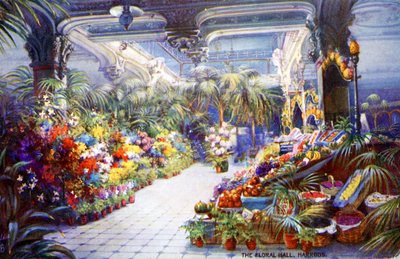 Die Blumenhalle bei Harrods von Unbekannter Künstler