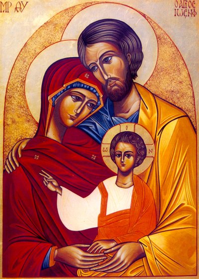 Die Heilige Familie von Unbekannter Künstler