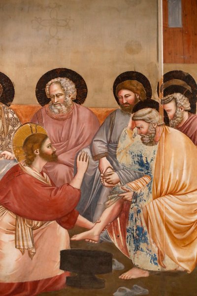 Die Scrovegni-Kapelle. Fresko von Giotto von Unbekannter Künstler