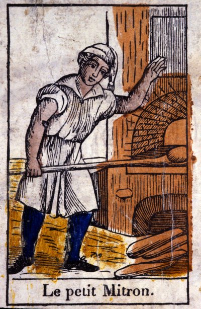 Der kleine Bäckerjunge, ca. 1850 von Unbekannter Künstler