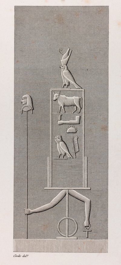 Theben: Karnak (Nahaufnahme) von Unbekannt