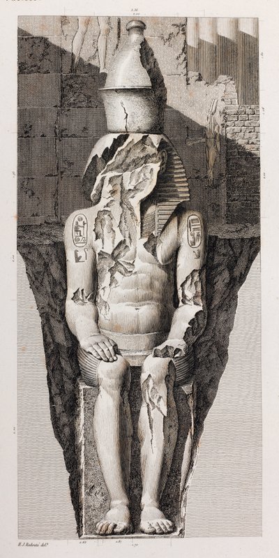 Theben, Luxor (Nahaufnahme) von Unbekannt