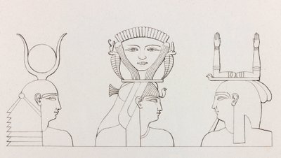 Theben, Luxor, Nahaufnahme von Unbekannt